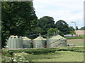 Silos near Scrafield House