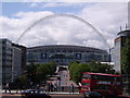 Wembley Way from Wembley Park station