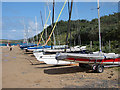 Sailing dinghies at Rock