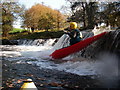 Kayaking a Waterfall