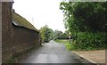 Crooked S Road as it passes through Ripple Farm