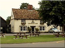TL5150 : The 'George Inn' at Babraham by Robert Edwards
