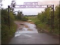 entrance to Weldon Woodland Park car park