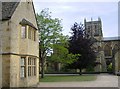 Courtyard in Sherborne school