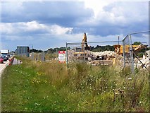 SU1589 : Demolition site, A419 Blunsdon by Brian Robert Marshall