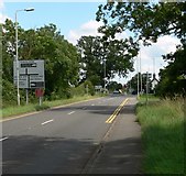 SK5001 : A47 road junction by Mat Fascione