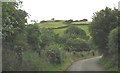 View towards Capel-y-graig hill across the Adda Valley