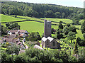 Luccombe church from Knowle Top