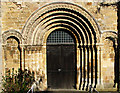 The west door of Chepstow St Mary