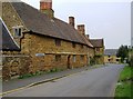 Ironstone houses in Eydon