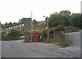 Road junction at Upper Clough, Linthwaite