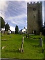 The tower of the Church of St. David & St. Cyfelach