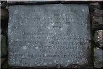 NY2107 : Plaque on Scafell Pike Summit. by Steve Partridge