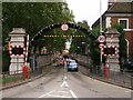 Rotherhithe Tunnel from the south.