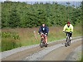 Cycling in Achnabreck Forest