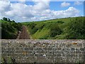 The railway line to Exeter