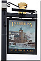 Pub sign, Harbour Inn, Porthleven