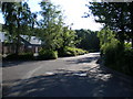 Looking down the estate road, Marian Mawr.