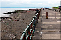 NY0337 : Maryport Promenade, just after high tide by Phil Davies