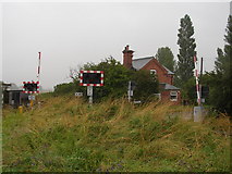 TF0984 : View of Lissingley Level Crossing by Ian Paterson