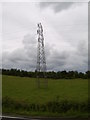 Pylon in field near Erskine