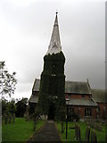 TF3133 : Fosdyke Church, 2007, covered with ivy by Keith Rose