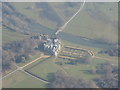 Longford Castle from the air