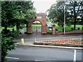 Main entrance to Gheluvelt Park