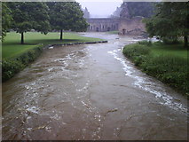 SE2768 : River Skell in Flood by Matthew Hatton