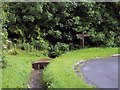 Sign for the Wolds Way and Centenary Way, Ganton