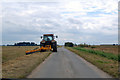 SE8021 : Mowing the Verges on Church Lane. by David Wright