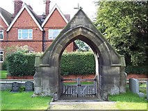 SE9276 : St Andrew's Church, East Heslerton - Lych Gate by Maigheach-gheal