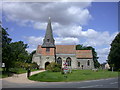 TL2842 : Steeple Morden church and churchyard by Keith Edkins