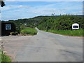 Crossroads outside Hungersheath Farm