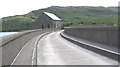 SH6737 : The Maentwrog Dam roadway by Eric Jones