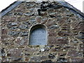 Name plaque on mountain chapel