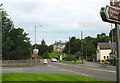 Junction of the B4419 from Newborough with the A5 at Pentre Berw