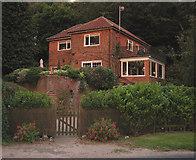 TG2138 : House overlooking Roughton - Felbrigg Road by Zorba the Geek