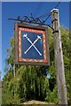 TL9650 : Kettlebaston village sign by Fractal Angel