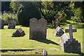 Graves in the churchyard of St Mary the Virgin