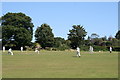 Cricket field behind the Red Lion, Old Road, Betchworth, Surrey