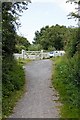 Dismantled railway crosses Park Road