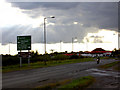 Cat hill roundabout on A635.