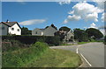 Road junction at the hamlet of Glasfryn