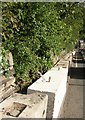 Concrete blocks, Huddersfield Road, Wyke