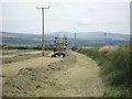 Turning hay near Mountain Park