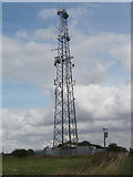 TF9409 : Radio mast by David Hawgood