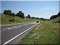 A47 in a cutting near Wendling