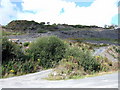 Old slate quarry at Glogue