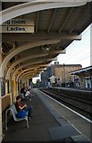 TF6003 : Downham Market station in the late evening sun by Fractal Angel
